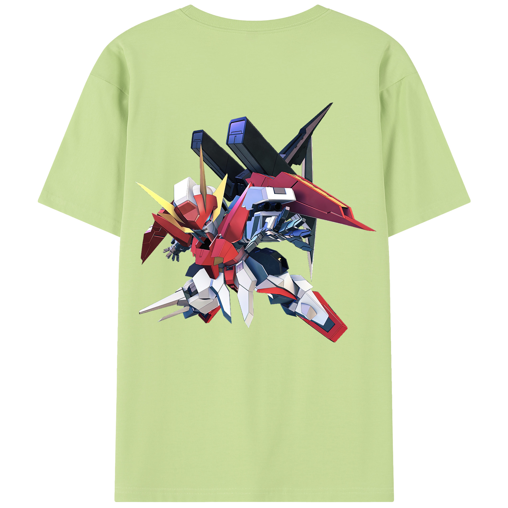 （画像用） 機動戦士ガンダム Mobile Suit Gundam 綿100％半袖Tシャツ（背面プリント）